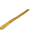 Cinta navideña lentejuelas doradas 2,2cm ancho pieza de 9mts