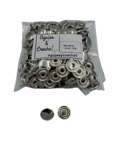 Remaches 13mm 100 unidades para remachadora de vestuario