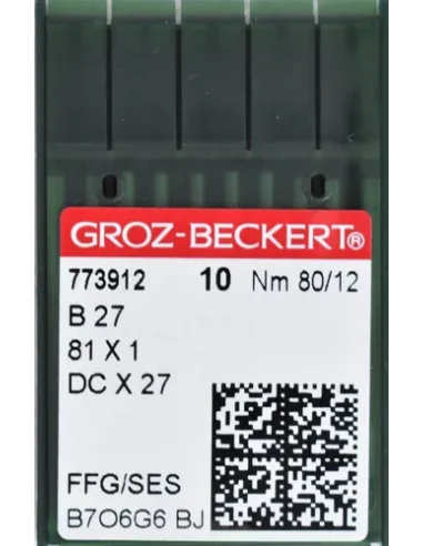 Agujas de máquina Overlock industrial Groz-beckert® B 27