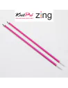 Palillo recto Aluminio Premium Knit Pro Zing 35cm