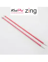 Palillo recto Aluminio Premium Knit Pro Zing 35cm